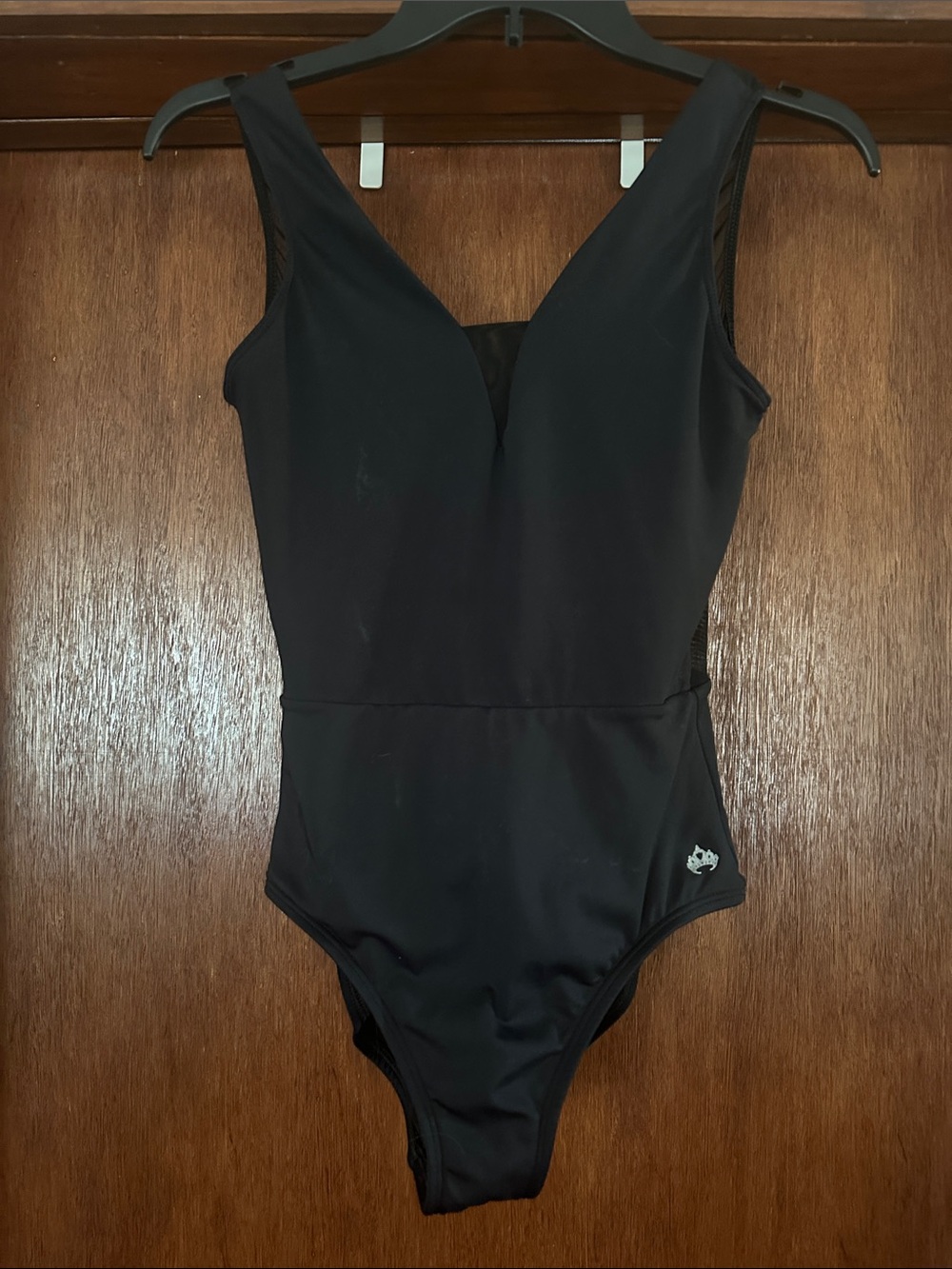 Black Women’s Dance Leotard - Classic V-Neck